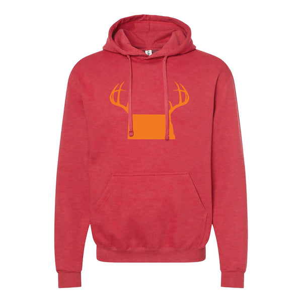 North Dakota Antlers Hoodie
