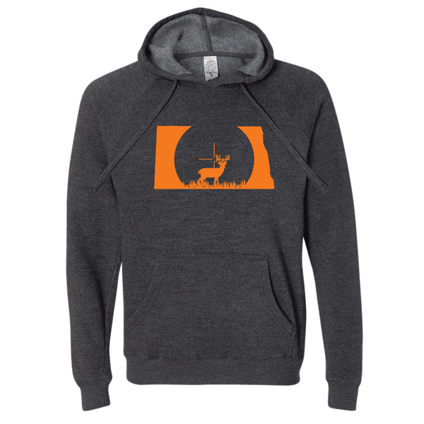 North Dakota Deer Crosshairs Hoodie