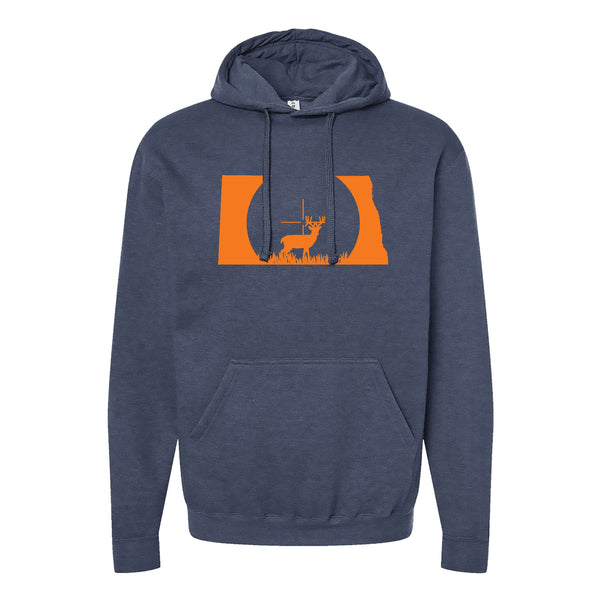 North Dakota Deer Crosshairs Hoodie