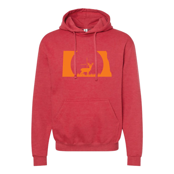 North Dakota Deer Crosshairs Hoodie