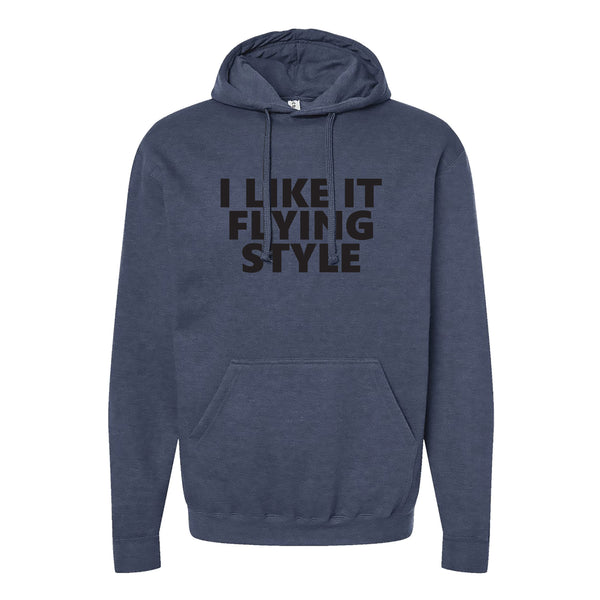 I Like It Flying Style North Dakota Hoodie