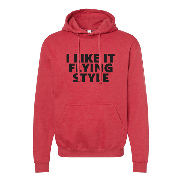 I Like It Flying Style North Dakota Hoodie