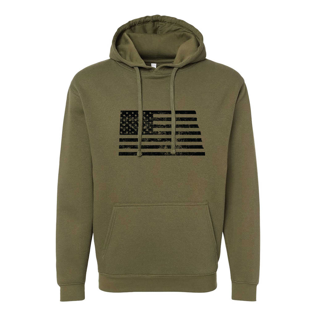 Stars & Stripes North Dakota Hoodie