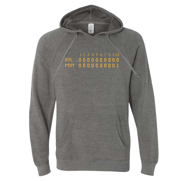 1991 Minnesota Baseball Game 7 Scoreboard North Dakota Hoodie