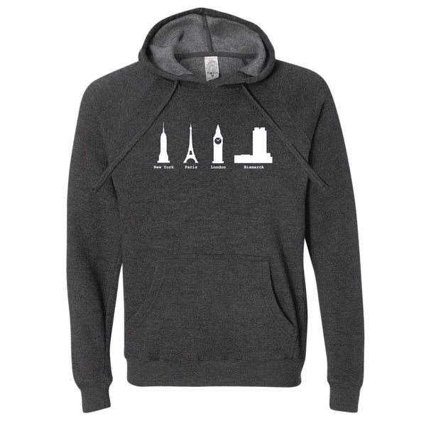Bismarck Skyscraper North Dakota Hoodie