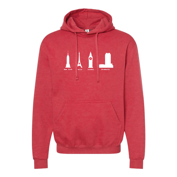 Bismarck Skyscraper North Dakota Hoodie