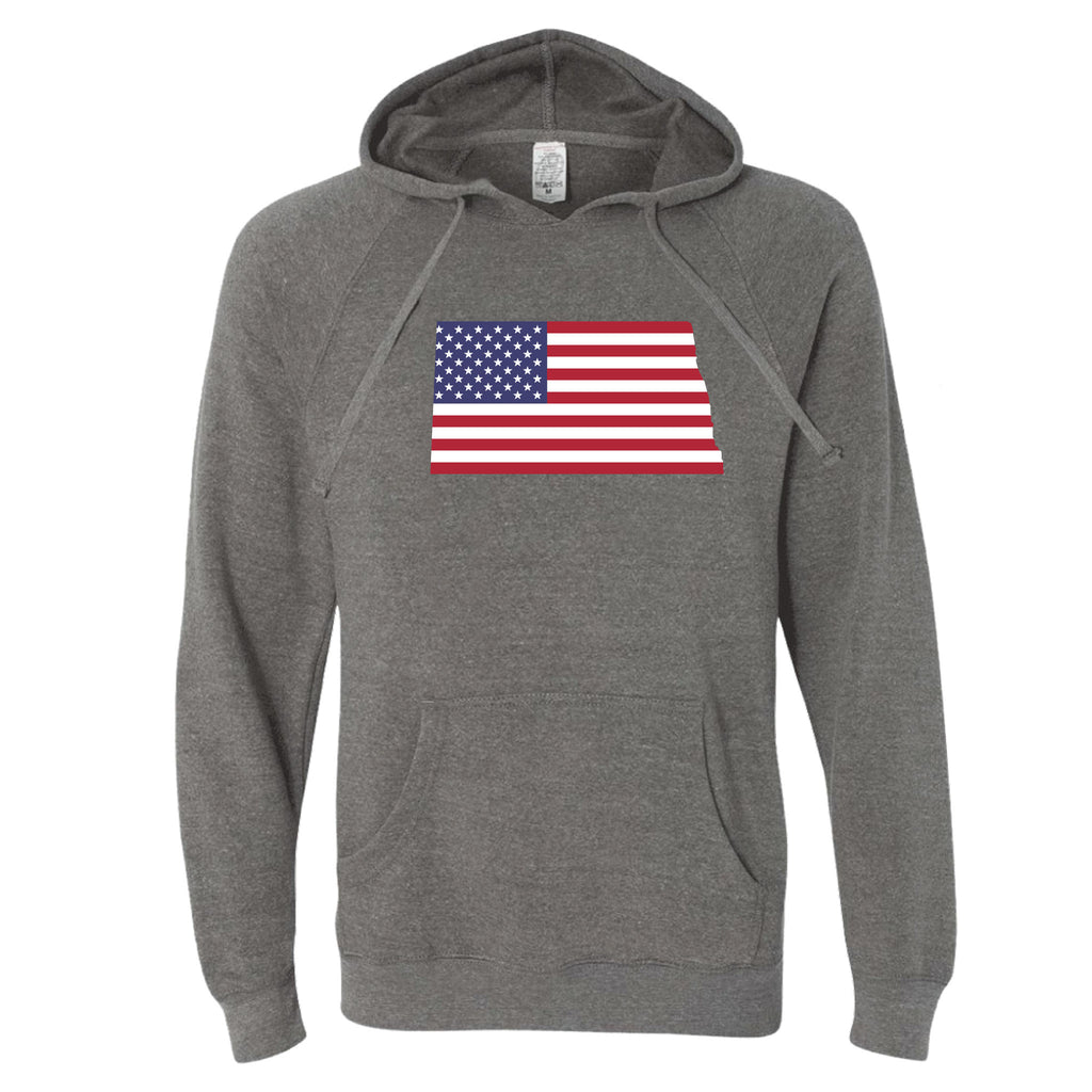 North Dakota USA Flag Hoodie