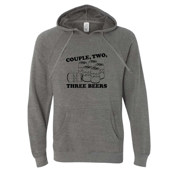 Couple, Two, Three Beers North Dakota Hoodie