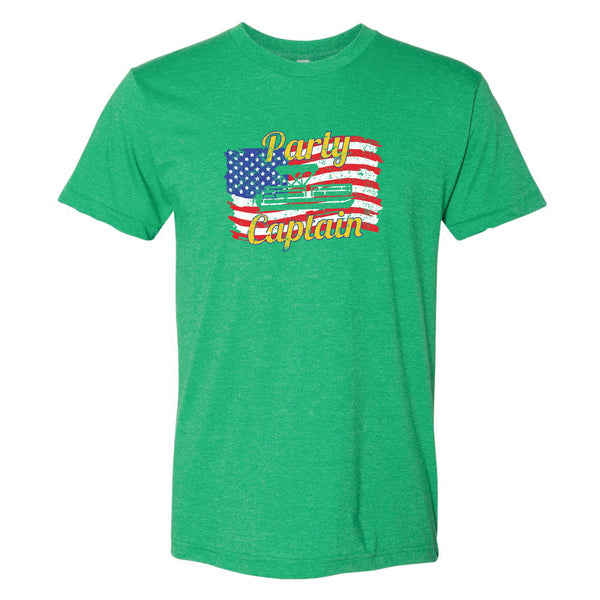 Fourth of July Party Captain North Dakota T-Shirt