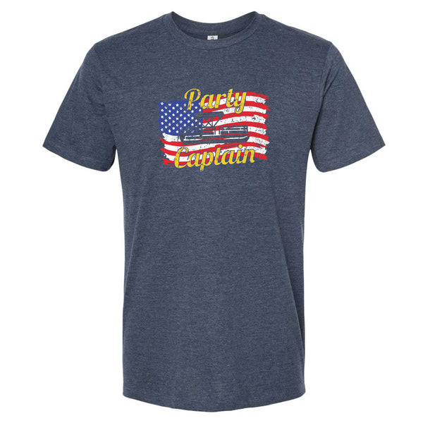 Fourth of July Party Captain North Dakota T-Shirt