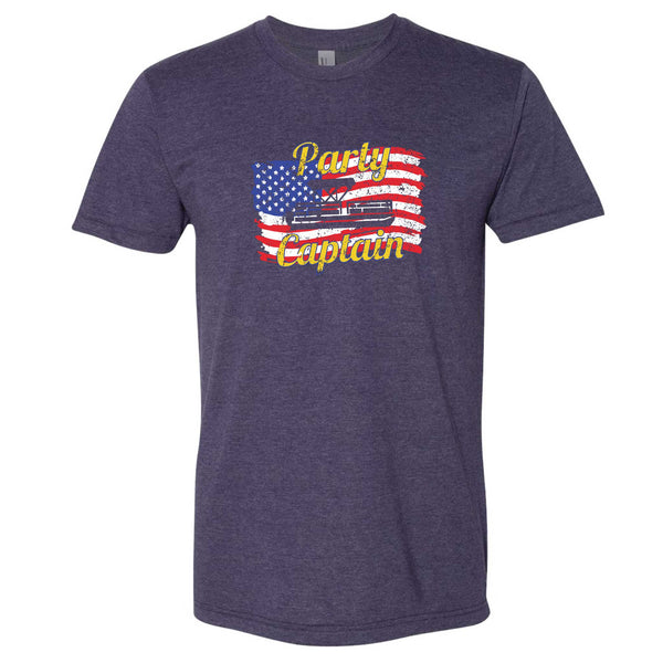 Fourth of July Party Captain North Dakota T-Shirt