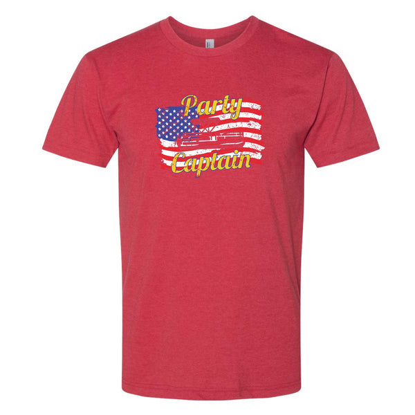 Fourth of July Party Captain North Dakota T-Shirt