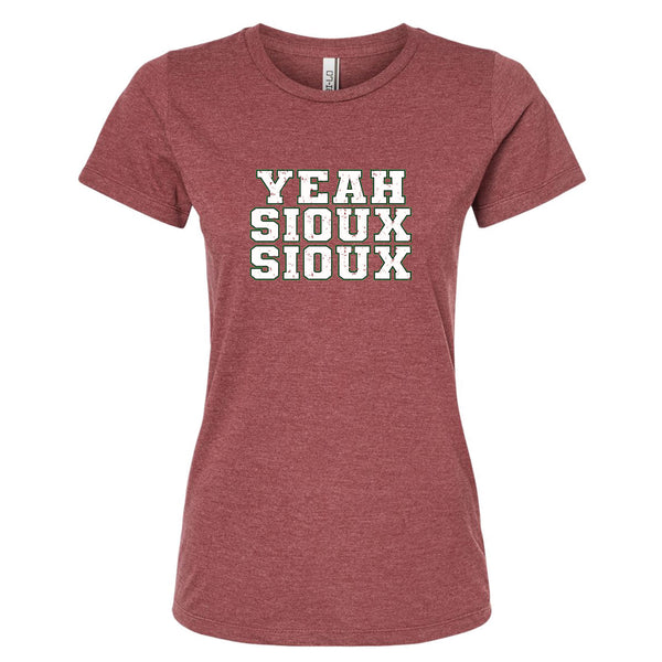 Yeah Sioux Sioux North Dakota Women's Fitted