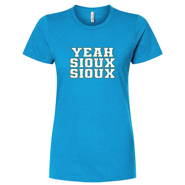 Yeah Sioux Sioux North Dakota Women's Fitted