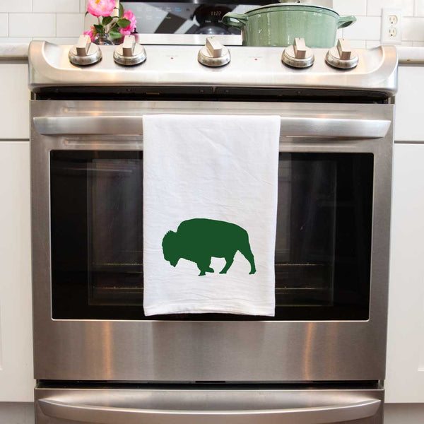 Bison North Dakota Flour Sack Towel