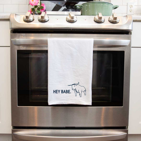 Hey Babe North Dakota Flour Sack Towel