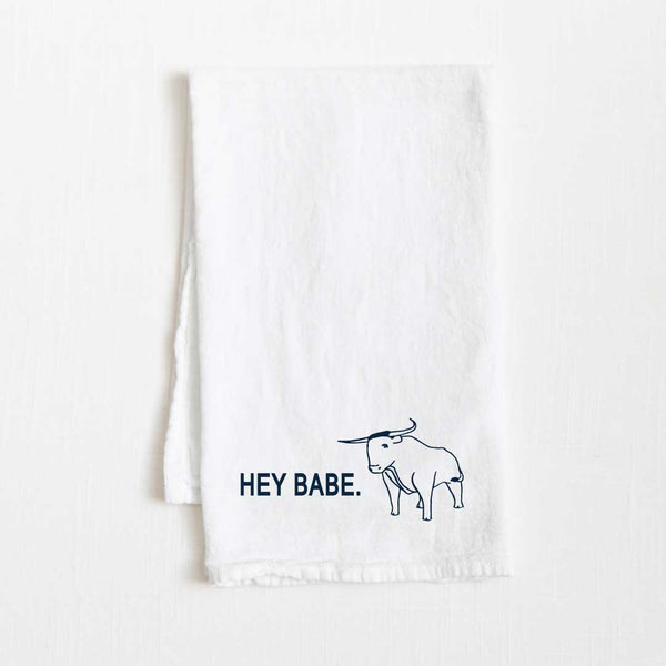 Hey Babe North Dakota Flour Sack Towel