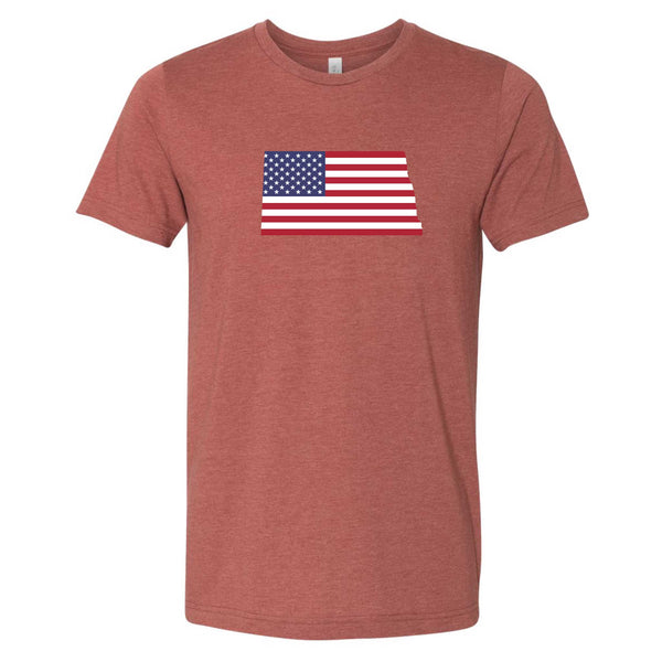 North Dakota USA Flag T-Shirt