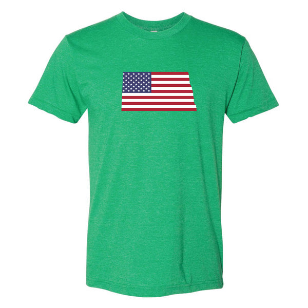 North Dakota USA Flag T-Shirt