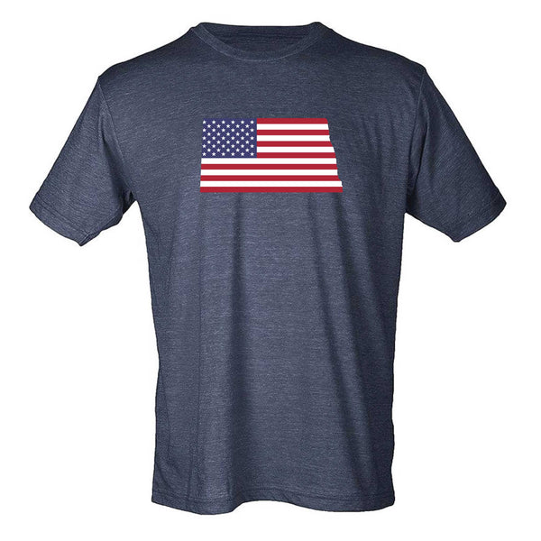 North Dakota USA Flag T-Shirt