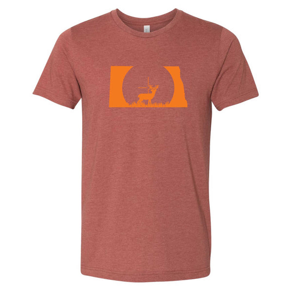 Deer Crosshairs North Dakota T-Shirt