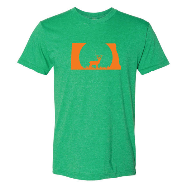 Deer Crosshairs North Dakota T-Shirt