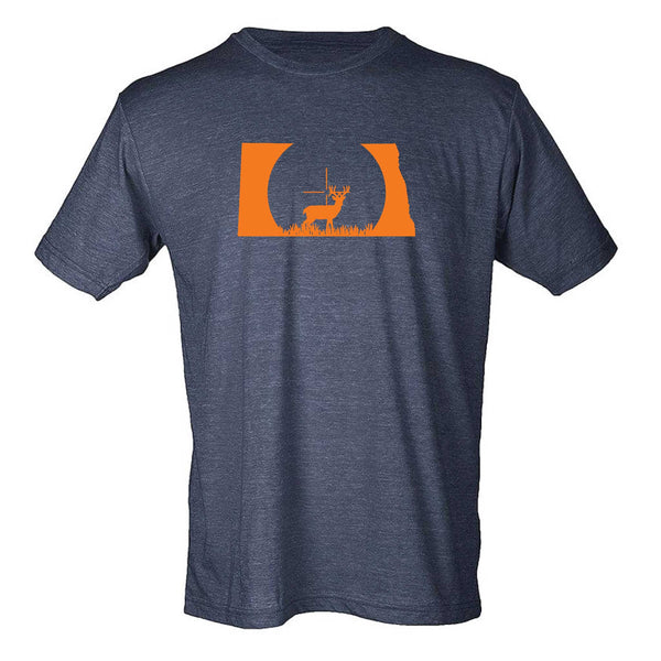 Deer Crosshairs North Dakota T-Shirt
