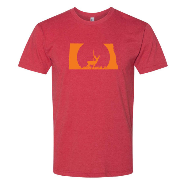 Deer Crosshairs North Dakota T-Shirt