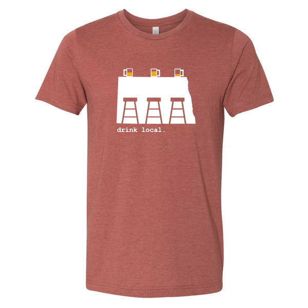 Drink Local Beer North Dakota T-Shirt