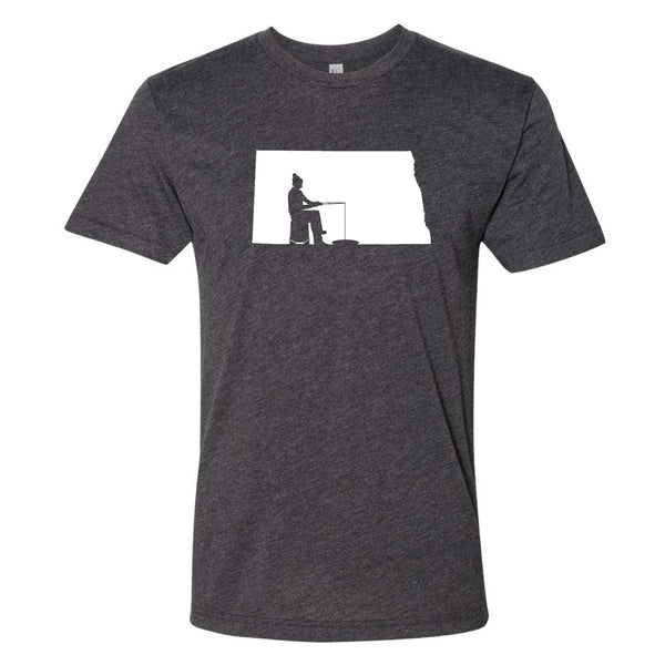 North Dakota Ice Fishing T-Shirt