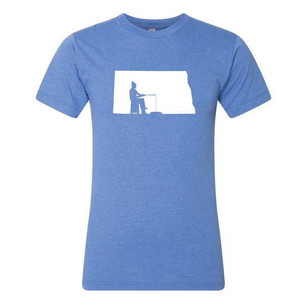 North Dakota Ice Fishing T-Shirt