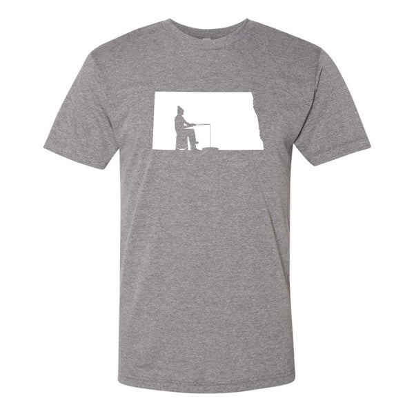 North Dakota Ice Fishing T-Shirt