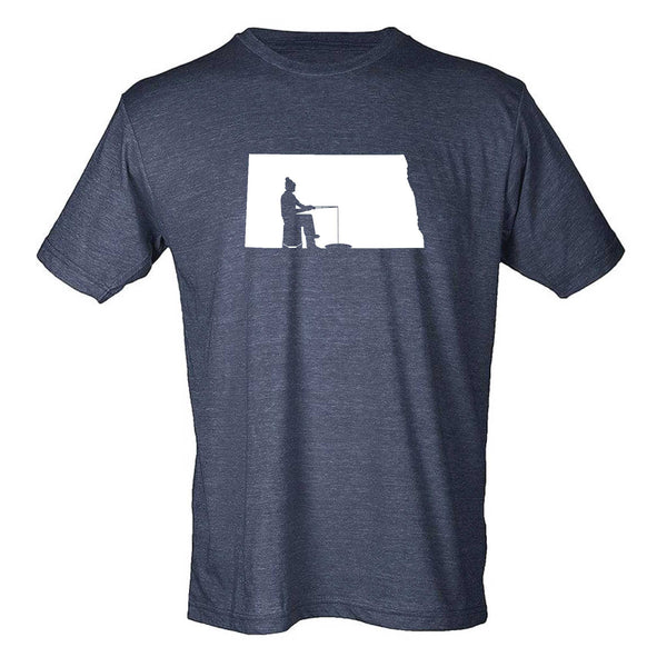 North Dakota Ice Fishing T-Shirt