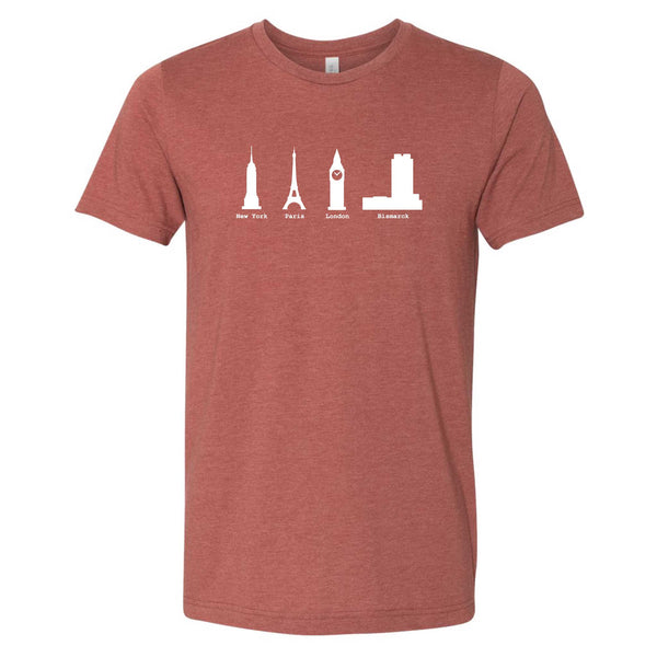 Bismarck Skyscraper - North Dakota T-Shirt