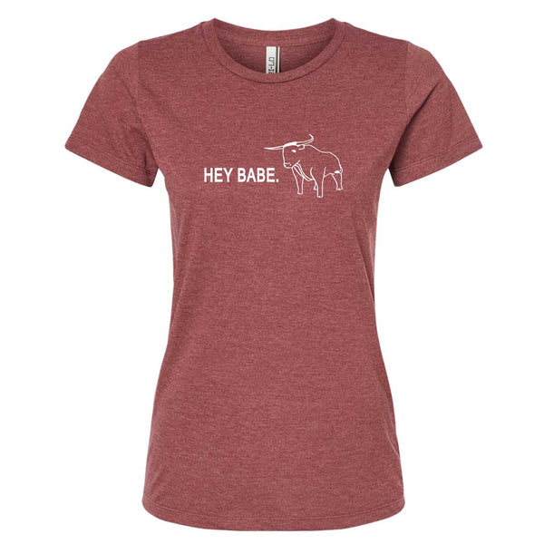 Babe the Blue Ox / Paul Bunyan North Dakota T-Shirt - Women's Fitted