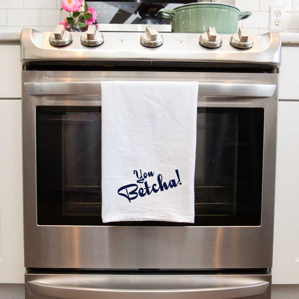 You Betcha! North Dakota Flour Sack Towel