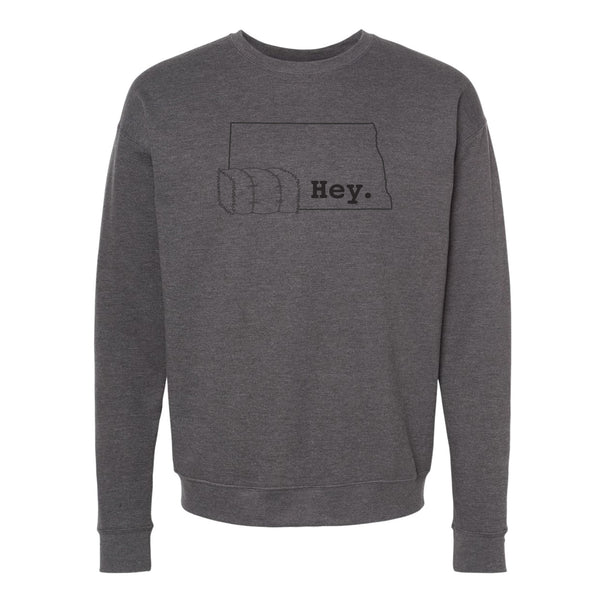 North Dakota Hey. Crewneck Sweatshirt