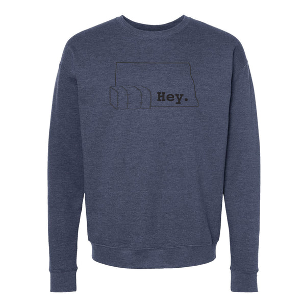 North Dakota Hey. Crewneck Sweatshirt