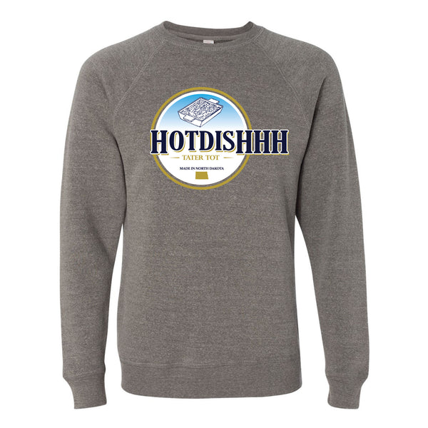 Hotdishhh North Dakota Crewneck Sweatshirt