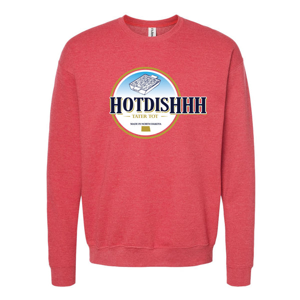Hotdishhh North Dakota Crewneck Sweatshirt