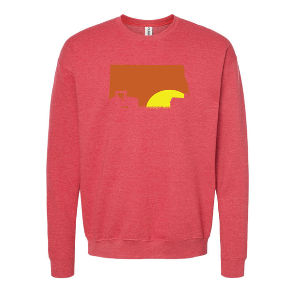 Tractor North Dakota Crewneck Sweatshirt
