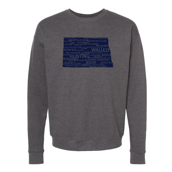 North Dakota Everything Crewneck Sweatshirt