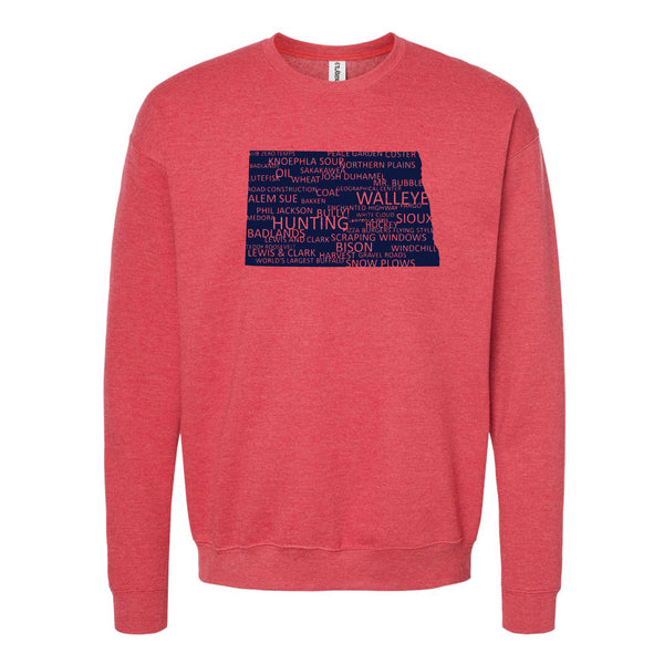 North Dakota Everything Crewneck Sweatshirt