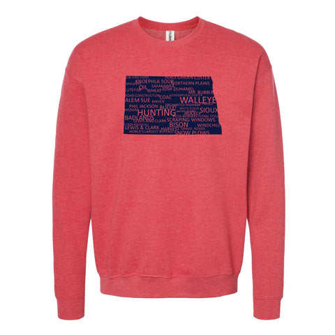 North Dakota Everything Crewneck Sweatshirt