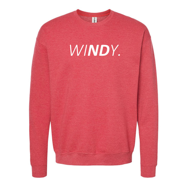 Windy North Dakota Crewneck Sweatshirt