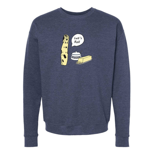 Lefse - Let's Roll North Dakota Crewneck Sweatshirt