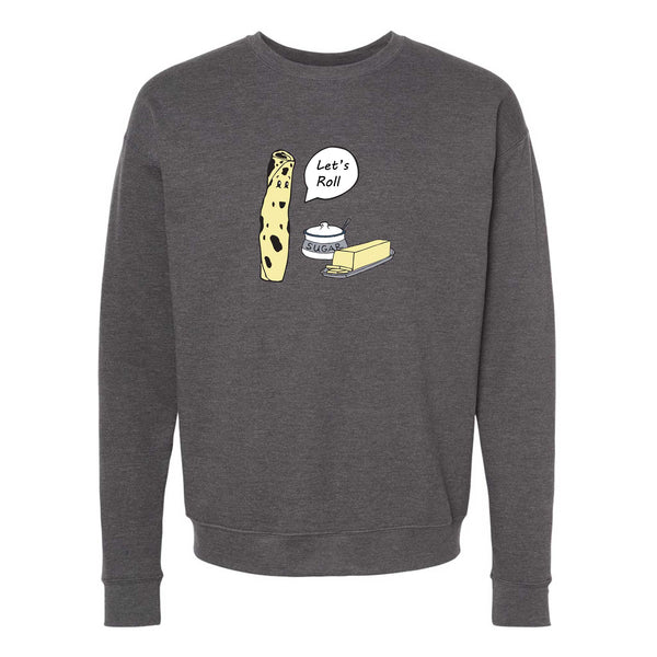 Lefse - Let's Roll North Dakota Crewneck Sweatshirt
