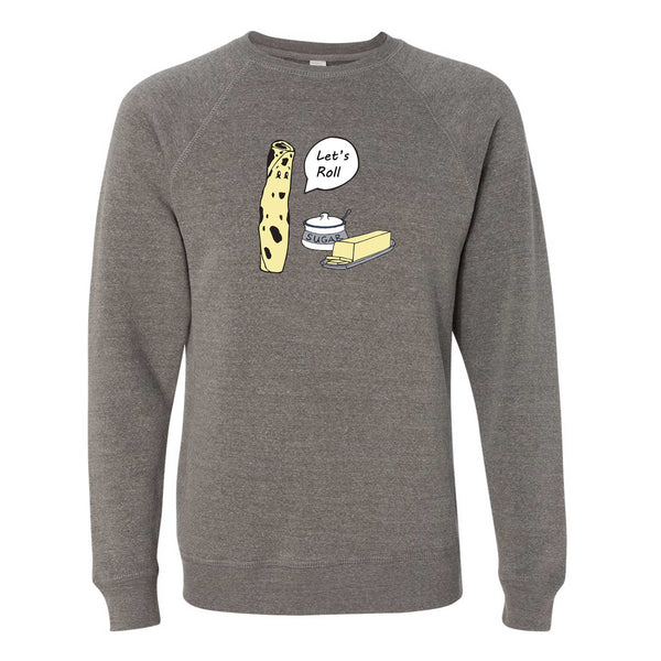 Lefse - Let's Roll North Dakota Crewneck Sweatshirt
