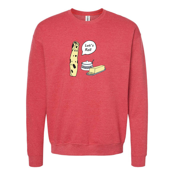 Lefse - Let's Roll North Dakota Crewneck Sweatshirt