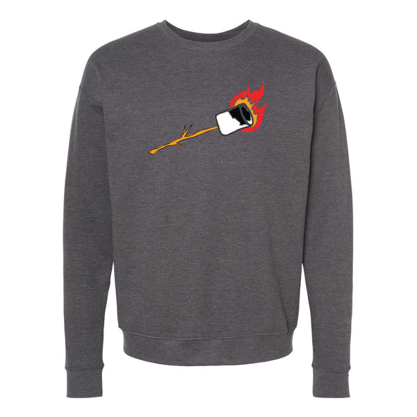 Marshmallow North Dakota Crewneck Sweatshirt